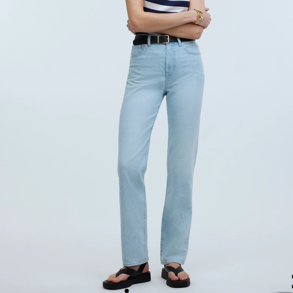 NWT Madewell The '90s Straight Jean in Ward Wash